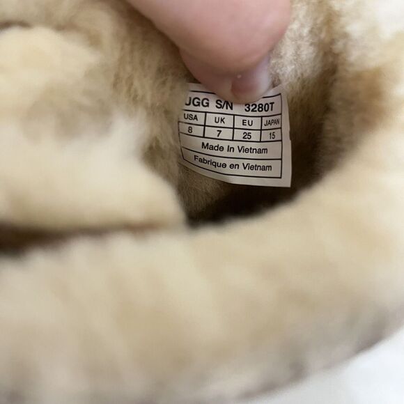 UGG Australia Bailey Bow II Boots Chestnut Toddler Girls Size 8 NEW in BOX - Picture 9 of 14